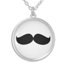 Mustache Necklace