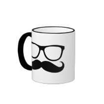 Mustache Nerd mugs