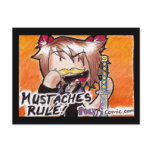 Mustache Ninja Postcard