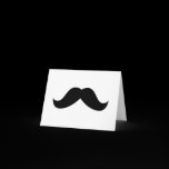 Mustache Note Card