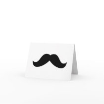 Mustache Note Card