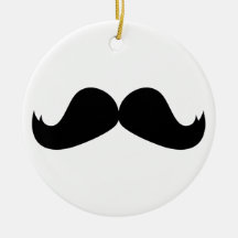 Mustache Ornament