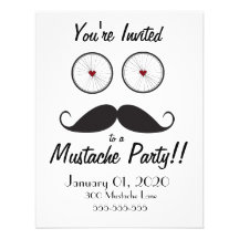 Mustache Party Invitation