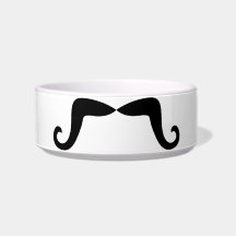 Mustache Pet Bowl