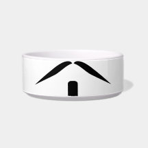 Mustache Pet Bowl