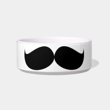 Mustache Pet Bowl