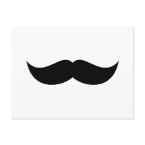 Mustache Postcard