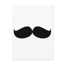 Mustache Postcard
