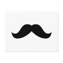 Mustache Postcard