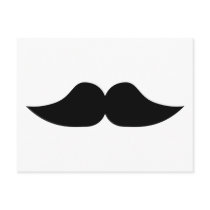 Mustache Postcard