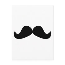 Mustache Post Card