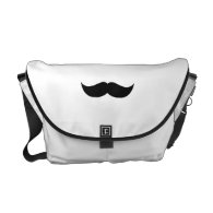 Mustache Rickshaw Messenger Commuter Bag