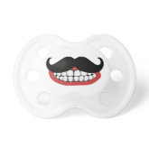 Mustache Smile Baby Pacifier