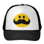 Mustache Smiley hat