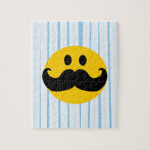 Mustache Smiley Puzzles