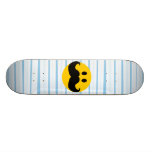 Mustache Smiley Skateboard Deck