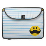Mustache Smiley Sleeves For MacBook Pro