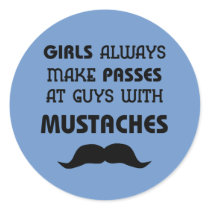 Mustache stickers