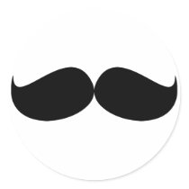 Mustache Sticker