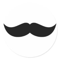 Mustache Sticker