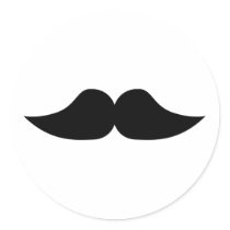 Mustache Stickers