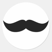 Mustache Sticker