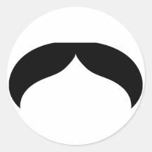 Mustache Sticker