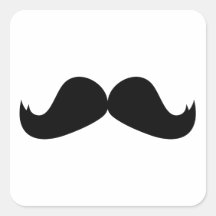 Mustache Sticker