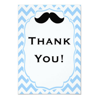 Mustache Thank You Cards | Zazzle