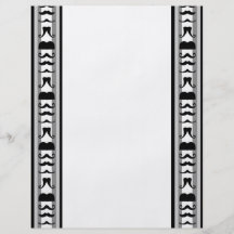 Mustache Vertical Stripes Flyer