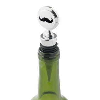Mustache Wine Stopper
