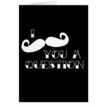 Mustache You a Question Cards