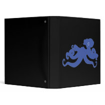mustached octopus with a monocle binder