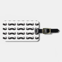Mustaches Bag Tags