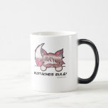 Mustaches Rule Morphing Mug mugs