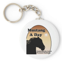 Mustang A Day Personal Painting Challenge Keychain