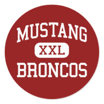 Mustang - Broncos - High School - Mustang Oklahoma stickers by customteamsportswear Mustang - Broncos - High School - Mustang Oklahoma stickers
