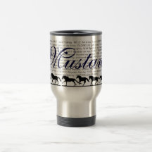 Mustang Descriptives Travel Mug