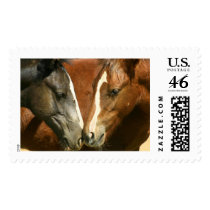 Mustang foals stamp by GraceFoundation Mustang foals stamp