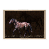 MUSTANG HORSE Art Print