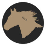 Mustang Horse Head Sticker