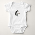 Mustang Horse Infant Onsie Creeper t-shirts by Critterpainter Mustang Horse Infant Onsie Creeper t-shirts