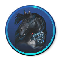 Mustang Magnet by Lot_O_Horses Mustang Magnet