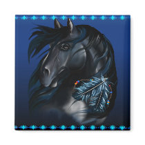 Mustang Magnet by Lot_O_Horses Mustang Magnet