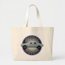 mustang muscle tote bags
