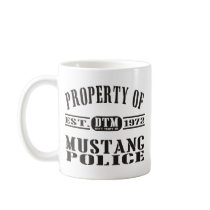 Mustang Police Coffee Mugs