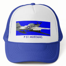 Mustang Portrait, P 51 MUSTANG hats