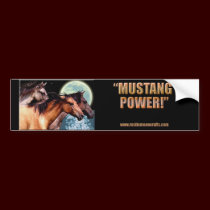 MUSTANG POWER Bumper CP bumper stickers