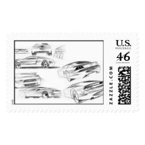 Mustang Sketch postage by phil21 Mustang Sketch postage