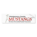 Mustangs Bumper Sticker bumper stickers